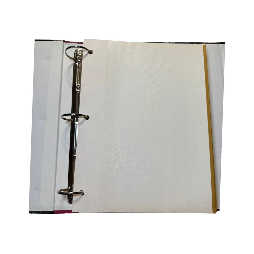 Vintage Floral Photo Album 3 Ring Binder 50 Sheets Dutch Still Life Pink Cottage